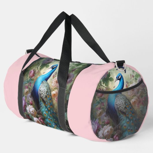 Regenboog Peacock grote plunjezak (Rechterhoek)