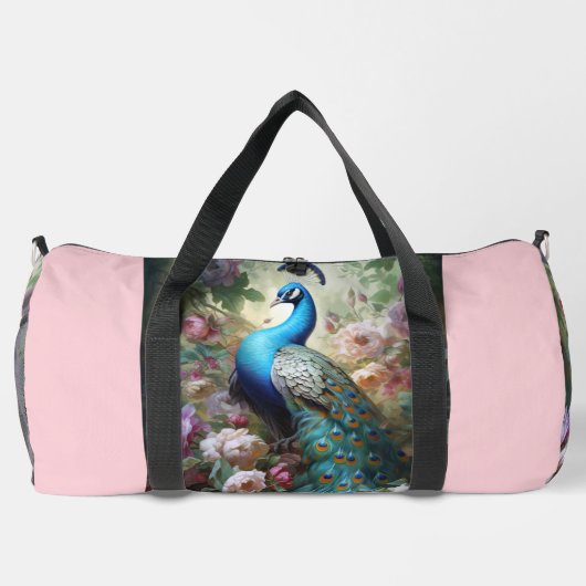 Regenboog Peacock grote plunjezak (Achterkant)