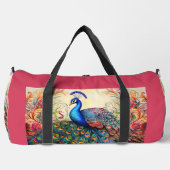 Regenboog Peacock grote plunjezak (Voorkant)