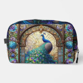 Regenboog Peacock Toiletartikelen Tas Dopp Kit (Voorkant)