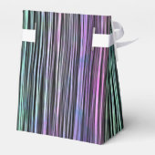 Regenboog penseelstreken op zwart : bedankdoosjes (Achterkant)