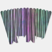 Regenboog penseelstreken op zwart : bedankdoosjes (Ongevouwen)