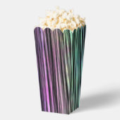 Regenboog penseelstreken op zwart : bedankdoosjes (Popped)