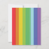 Regenboog Persoonlijk Notitiekaartje (Achterkant)