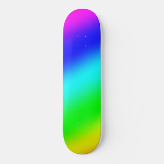 regenboog persoonlijk skateboard (Voorkant)