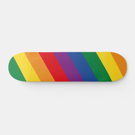 Regenboog Persoonlijk Skateboard (Horizontaal)