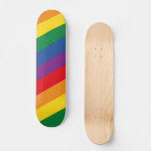 Regenboog Persoonlijk Skateboard (Voorkant)