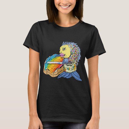 Regenboog Phish T-shirt (Voorkant)