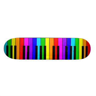 Regenboog Piano Skateboard