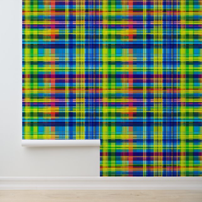 Regenboog picknick carreaux behang (Applicatie)
