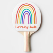 Regenboog Ping Pong Batje (Voorkant)