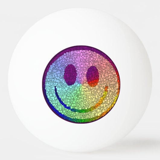 Regenboog Pingpongbal (Voorkant)