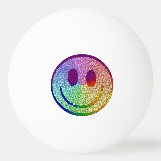 Regenboog Pingpongbal (Achterkant)