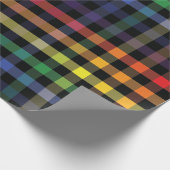 Regenboog Plaid Cadeaupapier (Hoek)