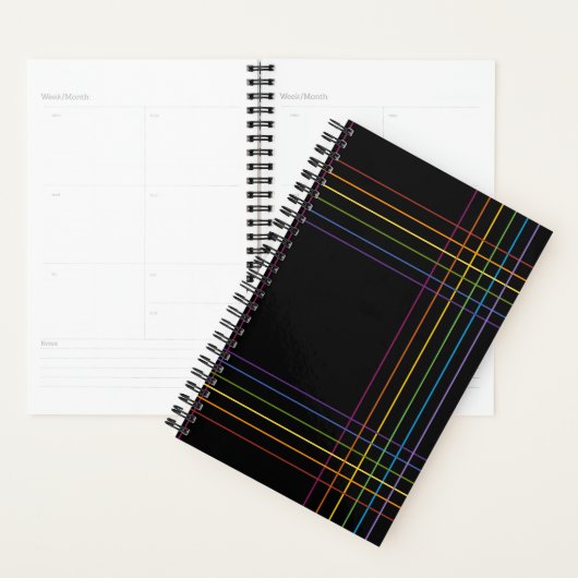 Regenboog Plaid Planner (Display)
