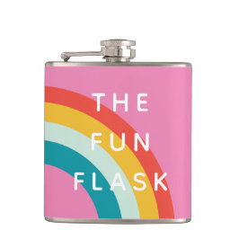 Regenboog Plezier Heupfles