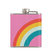 Regenboog Plezier Heupfles (Achterkant)