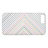 Regenboog plus zwarte en witte strepen Case-Mate iPhone case (Achterkant (Horizontaal))