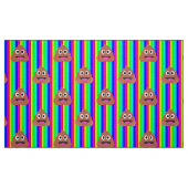 Regenboog poep emoji stof (Fat Quarter)