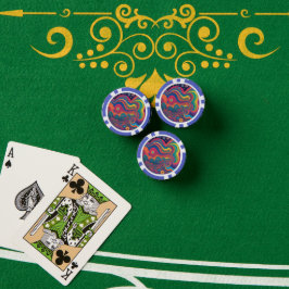 Regenboog Poker Chips