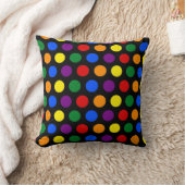 Regenboog Polka Dot Gooi Kussen (Deken)