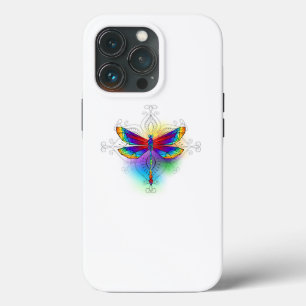 Regenboog Polygonale Libel Case-Mate iPhone Case