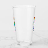 Regenboog Polygonale Zeepaard Glas (Links)