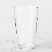 Regenboog Polygonale Zeepaard Glas (Rechts)