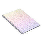 Regenboog pootafdrukken notitieboek (Rechterzijde)