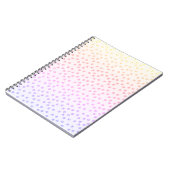 Regenboog pootafdrukken notitieboek (Linkerzijde)