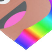 Regenboog Pop Emoji Tafelkleed Tafelkleed (Gekanteld)