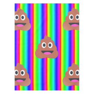 Regenboog Pop Emoji Tafelkleed Tafelkleed