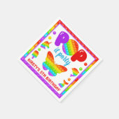 Regenboog Pop Het Fidget Speelgoed Verjaardagsfees Servet (Hoek)