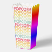Regenboog popcorn bedankdoosjes (Achterkant)
