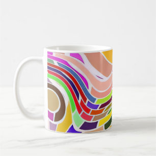 Regenboog Popgolven Koffiemok