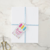 Regenboog Pops Zomer Verjaardag Cadeaulabel (Met Touw)