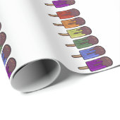 Regenboog Popsicle Parade Cadeaupapier (Rol Hoek)