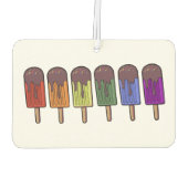 Regenboog Popsicle Parade Luchtverfrisser (Achterkant)