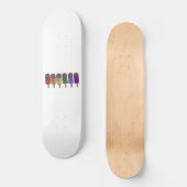 Regenboog Popsicle Parade Persoonlijk Skateboard (Voorkant)