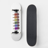 Regenboog Popsicle Parade Persoonlijk Skateboard (Voorkant)