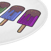 Regenboog Popsicle Parade Snijplank (Hoek)