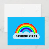 REGENBOOG - Positieve Vibes Briefkaart (Voorkant / Achterkant)