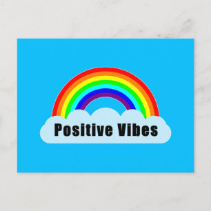 REGENBOOG - Positieve Vibes Briefkaart