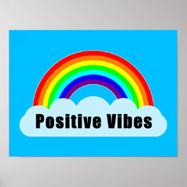 REGENBOOG - Positieve Vibes Poster