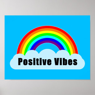 REGENBOOG - Positieve Vibes Poster
