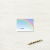 Regenboog Post-it® Notes (Op bureau)