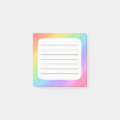 Regenboog Post-it® Notes (Voorkant)