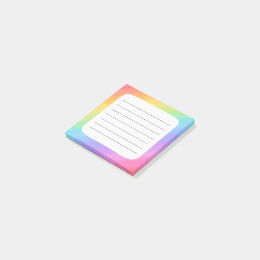 Regenboog Post-it® Notes (Schuin)