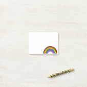 Regenboog Post-it® Notes (Op bureau)