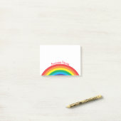 Regenboog Post-it® Notes (Op bureau)